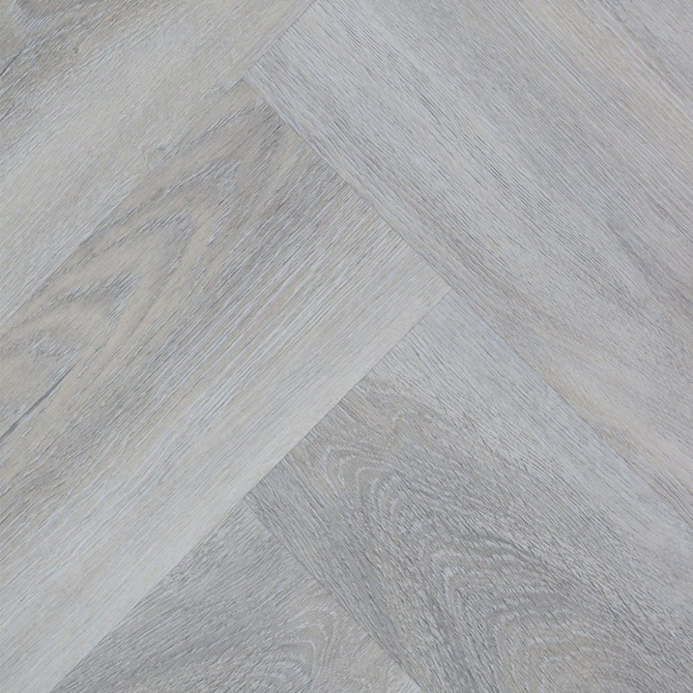 Floorlife Yup Collection Herringbone Light Grey 2533 visgraat plak PVC vloer