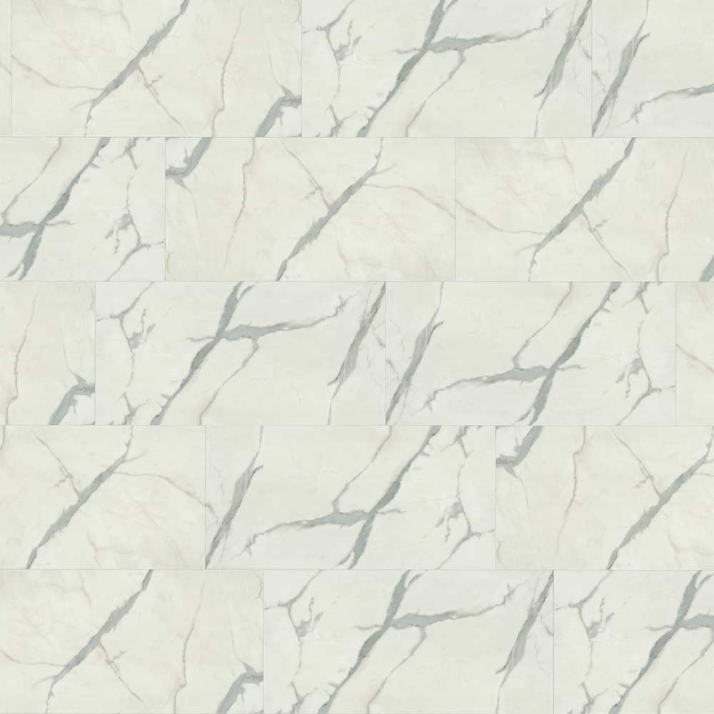 Belakos J-RCL50019 Carrara Marble White klik PVC vloer